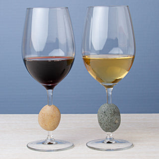 Stone Wine Glasses, Set of 2