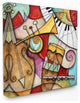Stupell Industries Geometry Abstract Musical Instruments Painting, 17 x 17