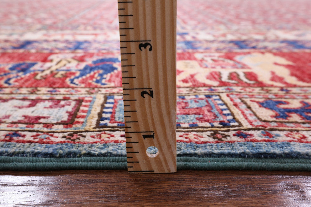 Antiqued Pazyryk Historical Design Handmade Wool Rug 8' 0" X 9' 7" Q7880