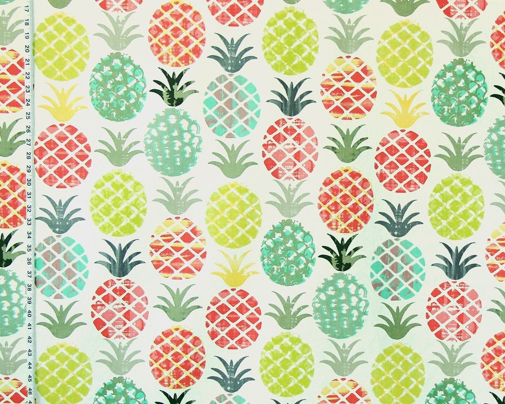 Tropical Pineapple Fabric Home Decorating Material, Standard Cut
