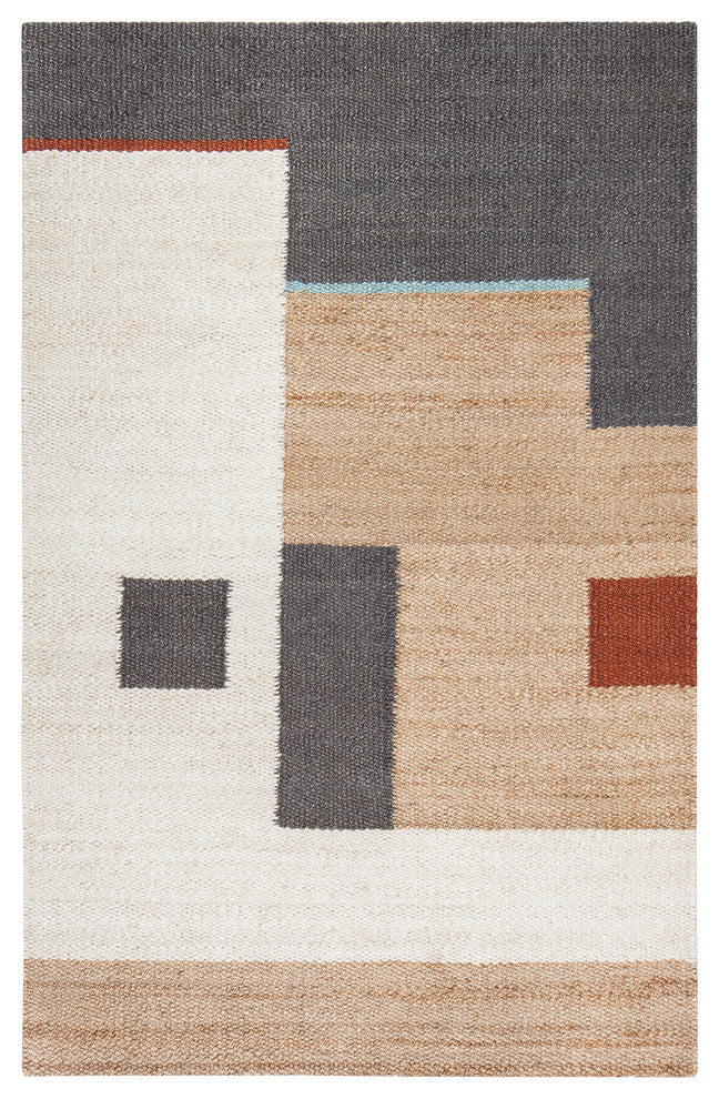 Heera Abstract Area Rug, 8'x10'