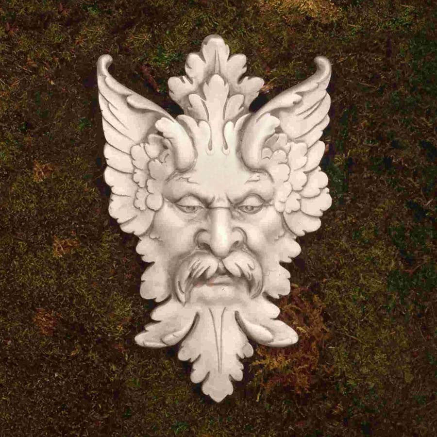 Michelangelo'S Florentine Man: Greenman Wall Sculpture - Medium