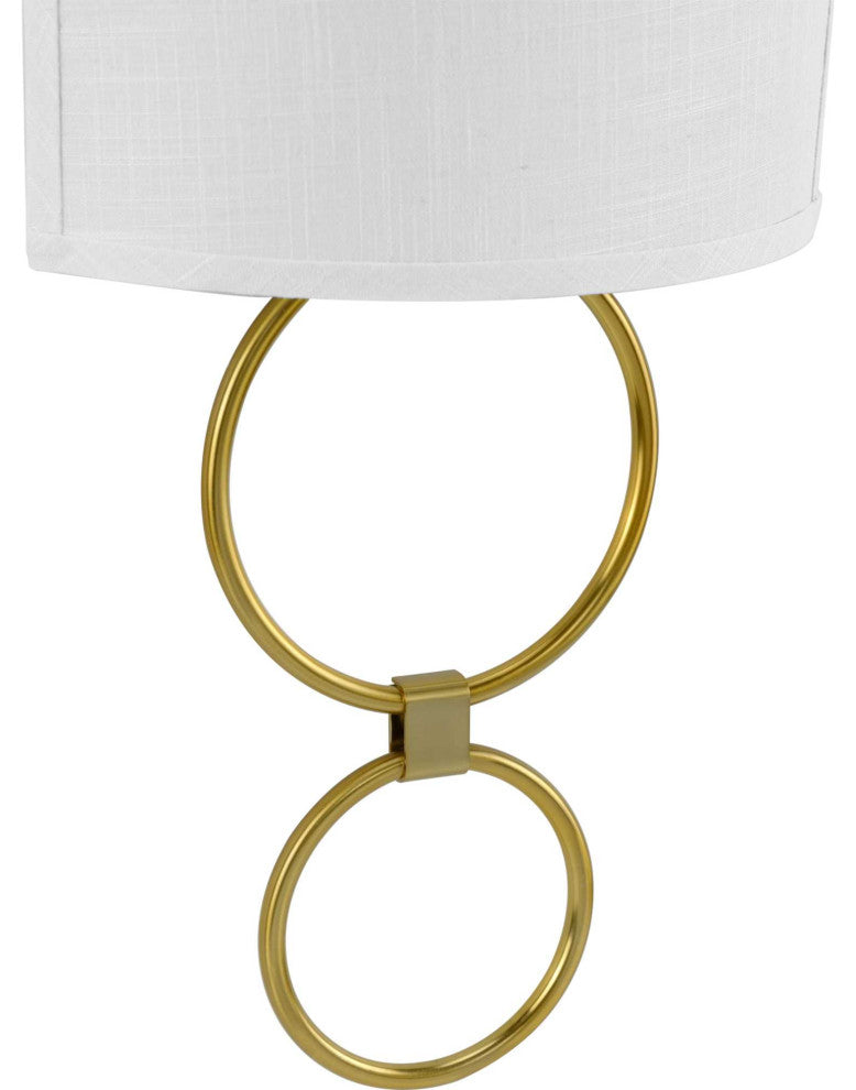 Progress Lighting P710058-30 21" Tall LED Circle Wall Sconce - Black