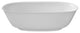 Perlato Ravenna 67" Eco-Lapistone Freestanding Soaker Tub, White Satin
