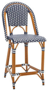 Safavieh California Counter Stool, Navy / White