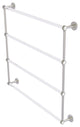 Clearview 4 Tier 36" Ladder Towel Bar with Dotted Accents, Satin Nickel