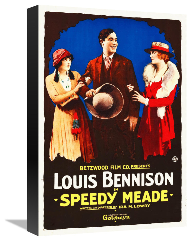 "Speedy Meade" Stretched Canvas Giclee by Hollywood Photo Archive, 12x18"