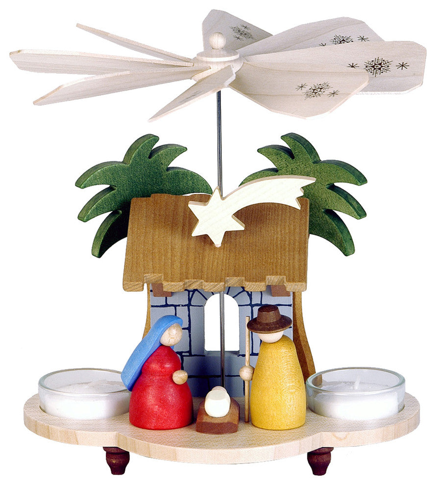 Christian Ulbricht Nativity Pyramid- Multicolor