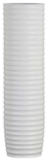 Bordeaux Ceramic Vase, Matte White, Large