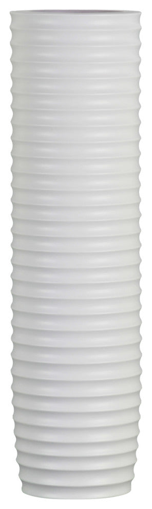 Bordeaux Ceramic Vase, Matte White, Large