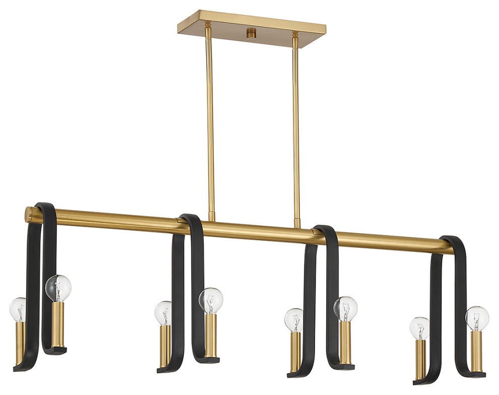 Savoy House 1-5533-8-143 8-Light Linear Chandelier, Archway