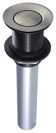Kingston Brass Push Pop-Up Drain without Overflow, Antique Brass