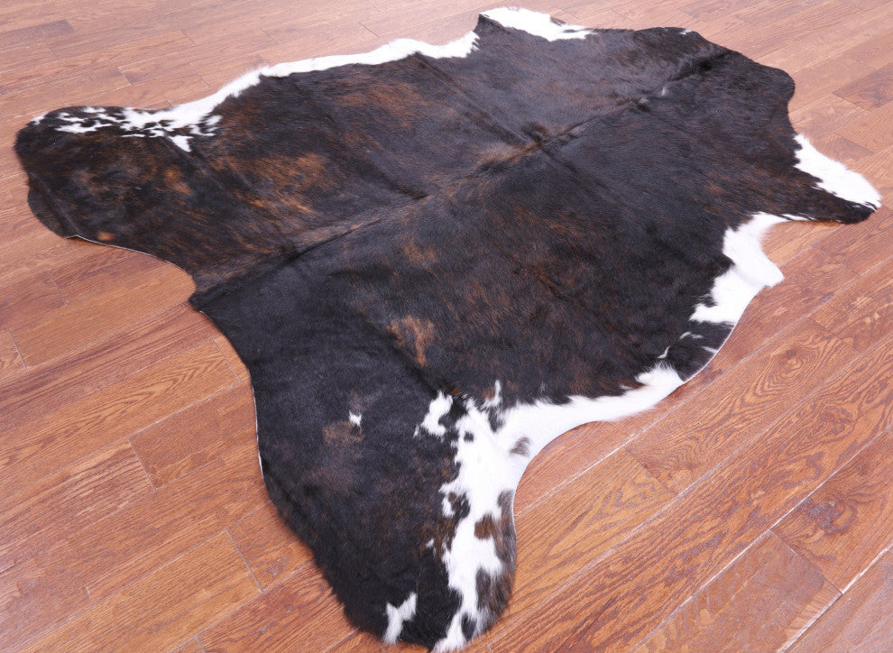 6' 7" X 5' 9" Natural Cowhide Rug C1967