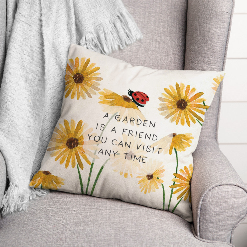Garden Friend 3 20x20 Spun Poly Pillow