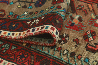 Fine Vintage Distressed Shahnaz Light Brown/Rust Runner, 3'1x13'10