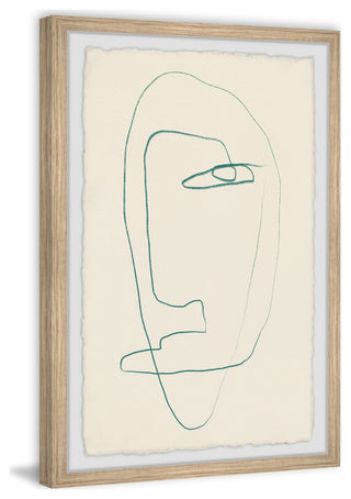 "Moody Face" Framed Painting Print, 24x36