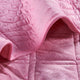 Supersoft Microplush Quilted 4-Piece Bed Spread Set, Pink, Queen