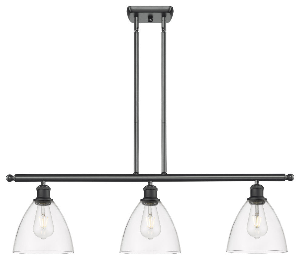 Innovations 516-3I-BK-GBD-752 3 Light Island Light, Matte Black