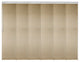 Raisa 6-Panel Track Extendable Vertical Blinds 98-130"W