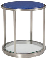 Ultramarine Round End Table