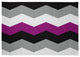 Asexual Chevron Chenille Rug, Asexual Chevron, 5'x7'