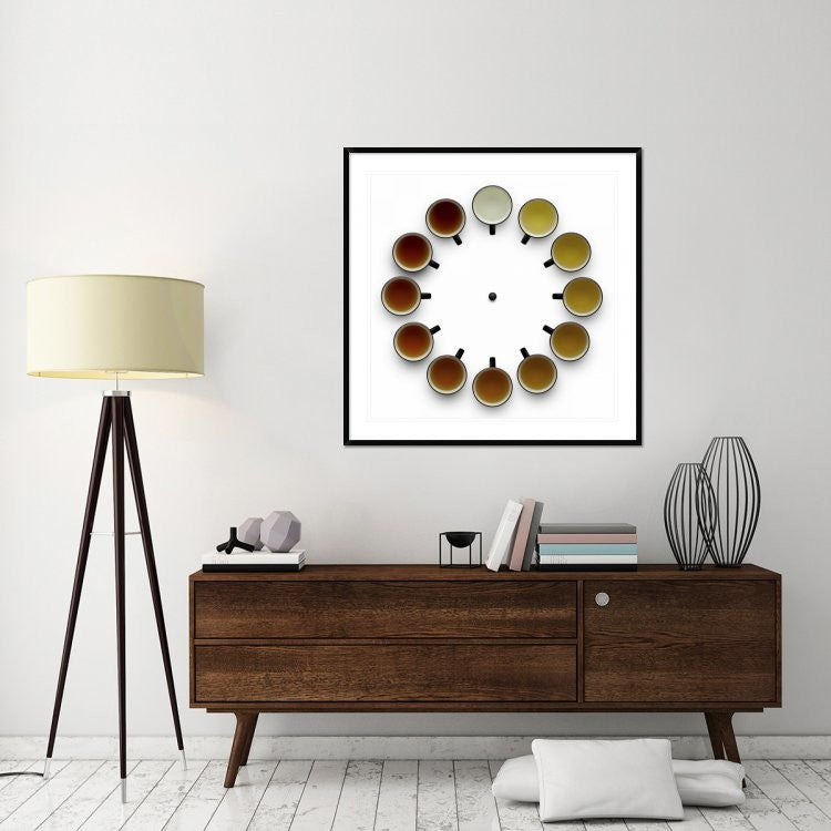 "Tea Time" Framed Digital Print by Wieteke De Kogel, 44x44"