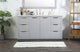 Bethany Single Bathroom Vanity, Gray, 60"
