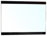 Urbandale 24"x38" Solid Wood Frame Wall Mirror, Dark Walnut
