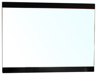 Urbandale 24"x38" Solid Wood Frame Wall Mirror, Dark Walnut