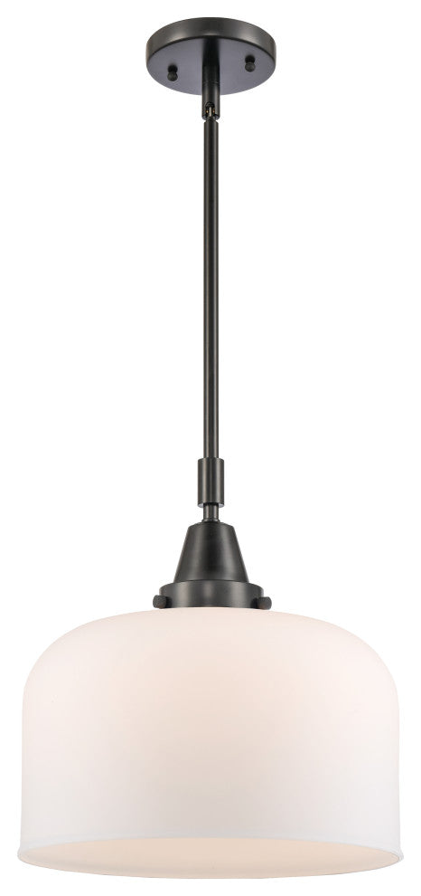 Innovations Lighting 447-1S-BK-G71-L Bell 1 Light 12" Mini Pendant
