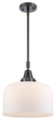 Innovations Lighting 447-1S-BK-G71-L Bell 1 Light 12" Mini Pendant