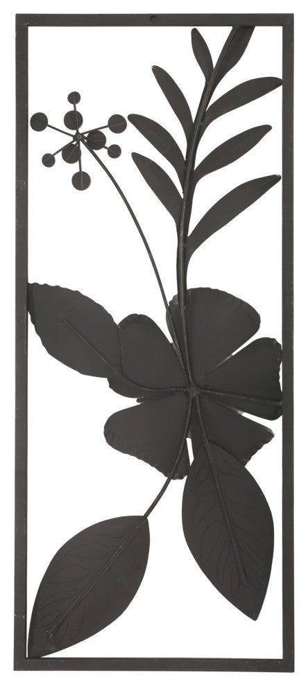 Peace Floral Vines Vertical Wall Decor