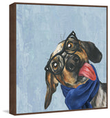 "Bare" Floater Framed Painting Print on Canvas, 12"x12"