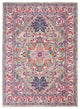 5' X 7' Pink And Gray Power Loom Area Rug