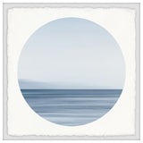 "Calm Blue Ocean" Framed Painting Print, 18x18