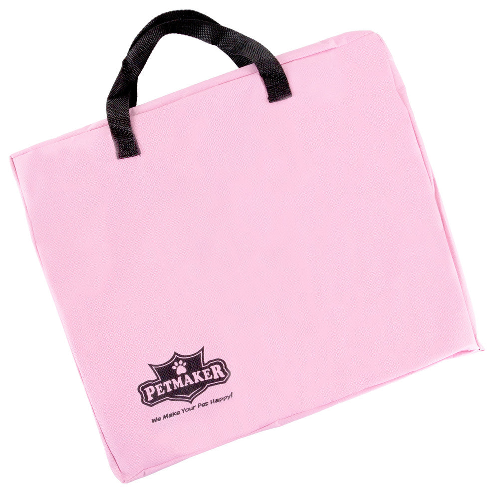 Portable Pop Up Pet Play Pen Carrying Bag 33" Diameter 15.5" Pink by Petmaker