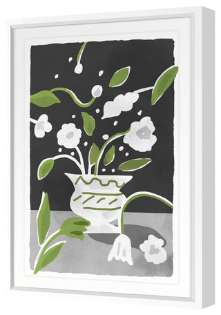 Peterloon Squatty Fine Art Print, White, 24"x17"