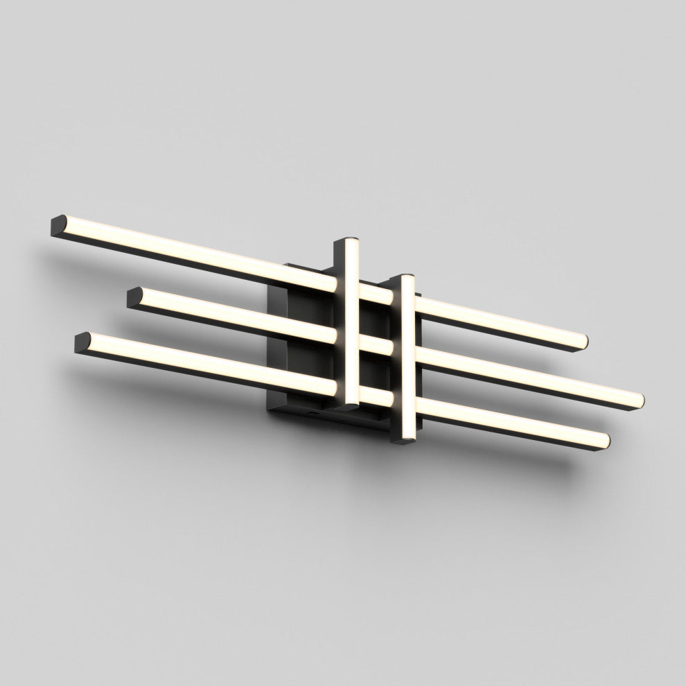 Artika Grid Modern Vanity Light, Black