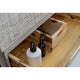 Formosa 48" Ash Single Sink Modern Bathroom Vanity Set, Faucet Fft9161ch