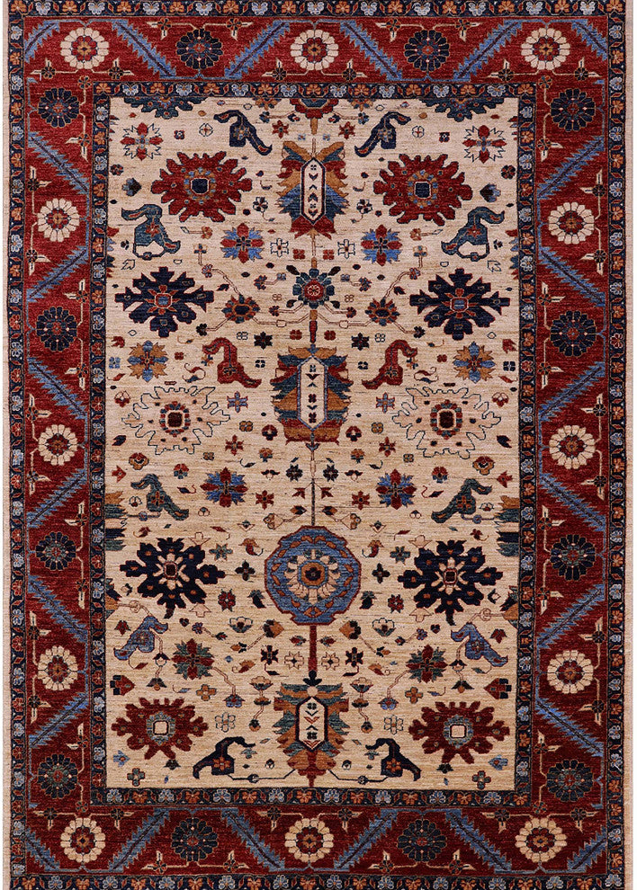Ahgly Company Indoor Rectangle Mid-Century Modern Area Rugs, 3' x 5'