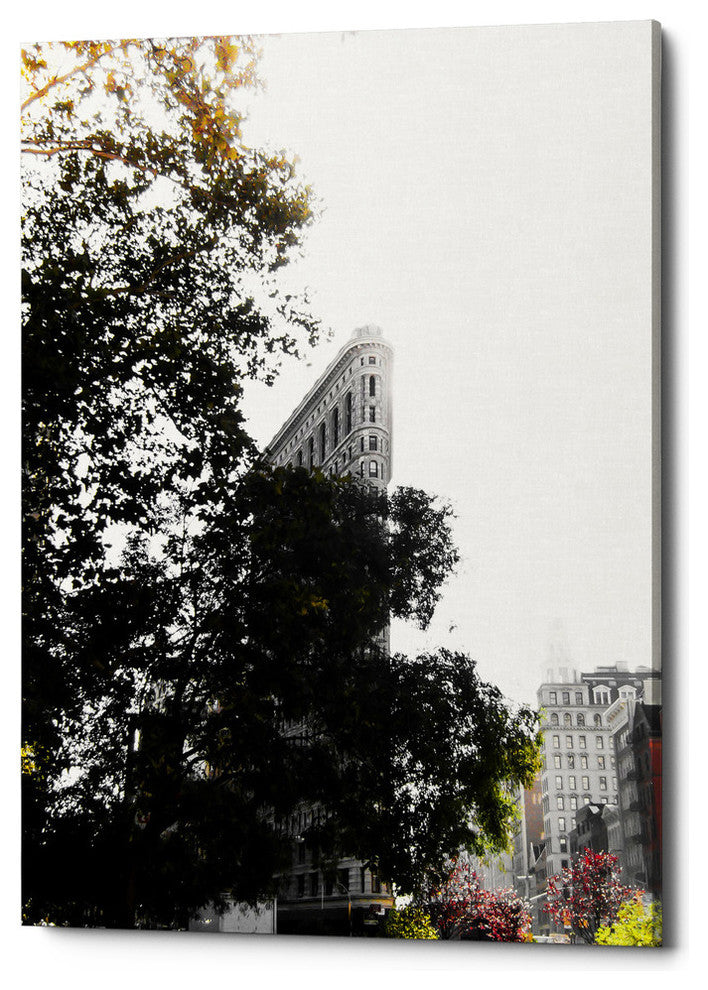 Cortesi Home "Flatiron Autumn" by Nicklas Gustafsson, Giclee Canvas Art, 12"x18"