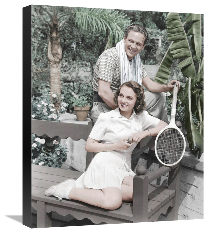 "Jeanne Cagney" Stretched Canvas Giclee by Hollywood Photo Archive, 18"x22"