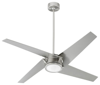 Quorum 26544-65 54"Ceiling Fan, Satin Nickel Finish