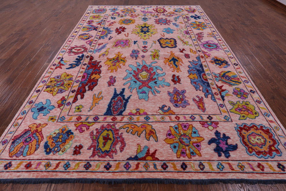 8' 10" X 12' 2" Turkish Oushak Hand-Knotted Rug - Q14799