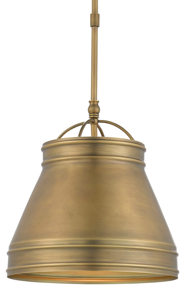 Lumley Brass Pendant