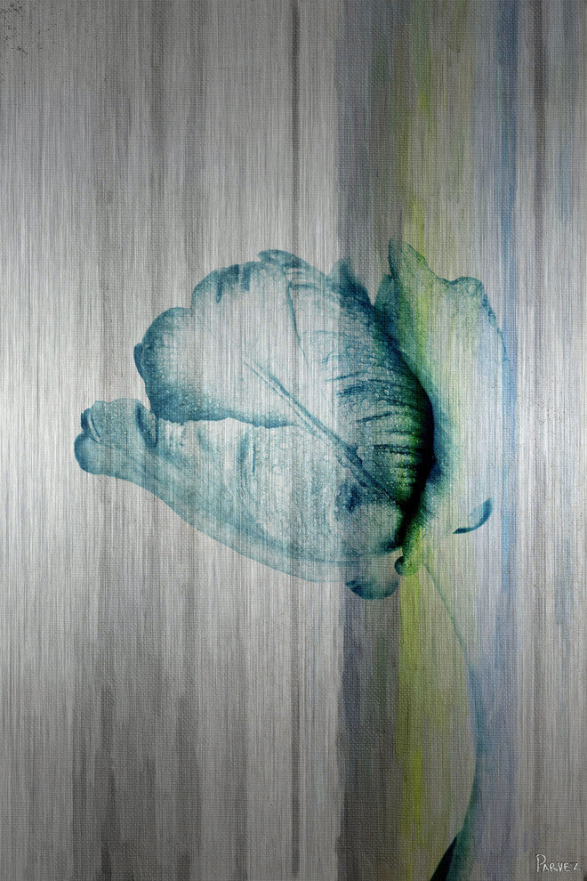 "Water Flower" UV Ink Print on Brushed  Aluminum, 40"x60"
