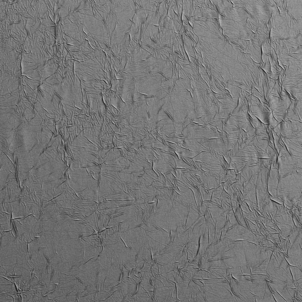 Portland Crushed Taffeta Tailored Panel, Grey, 48" X 63"