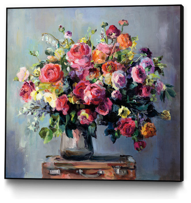"Abundant Bouquet" Art Block Framed Canvas, 30"x30"