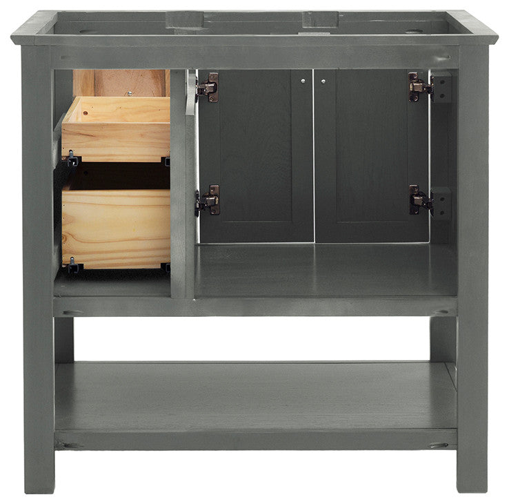 Fresca Manchester Regal 36" Gray Wood Veneer Cabinet