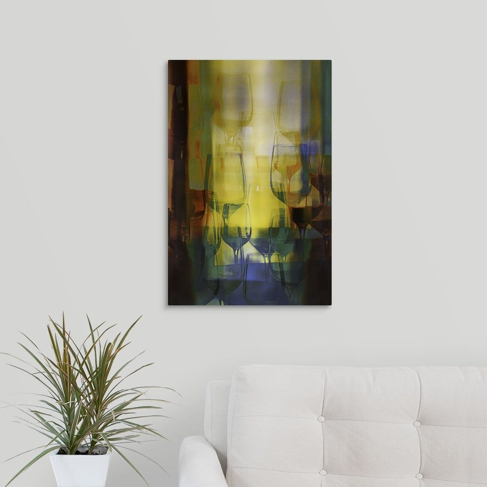 "Liquid Light" Wrapped Canvas Art Print, 16"x24"x1.5"